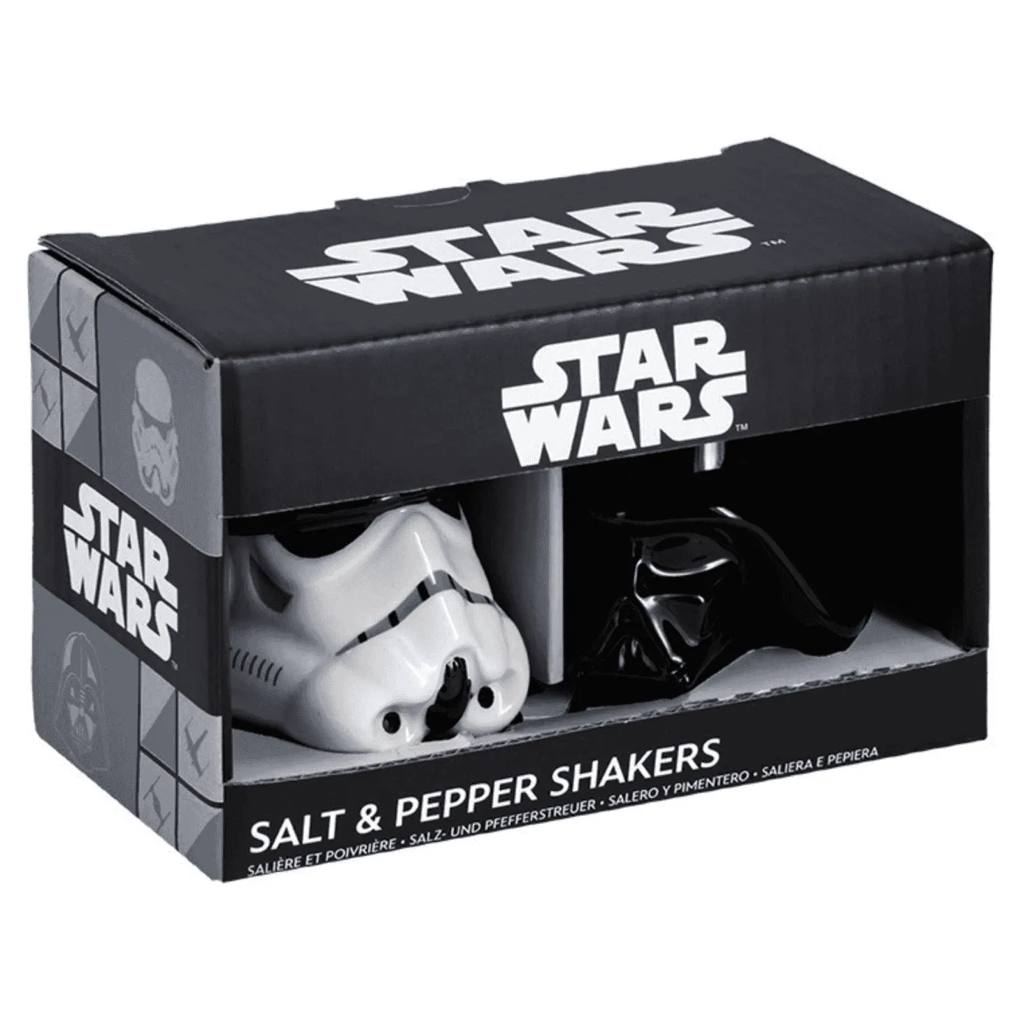 Set Salero y Pimentero 3D Darth Vader y Stormtrooper