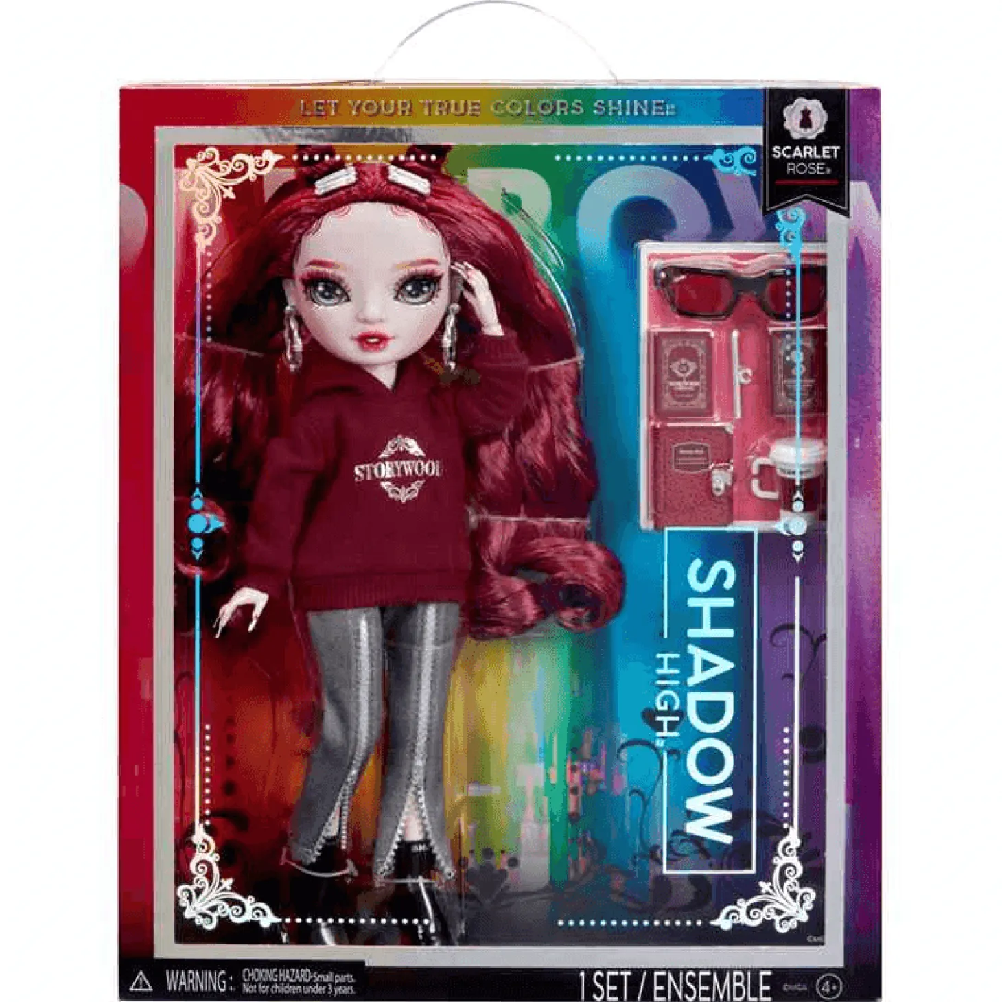 Shadow High Muñeca de moda Serie 3 - Scarlet Rose (Granate)