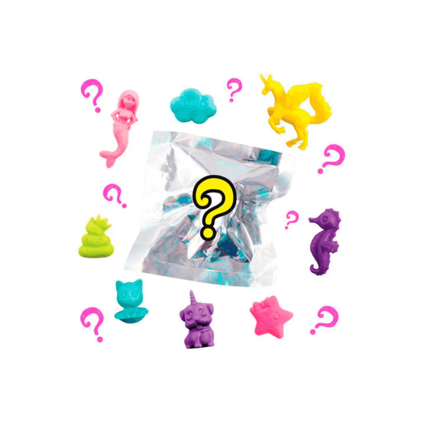 Slime Bucket Con Decoraciones Diferentes Modelos