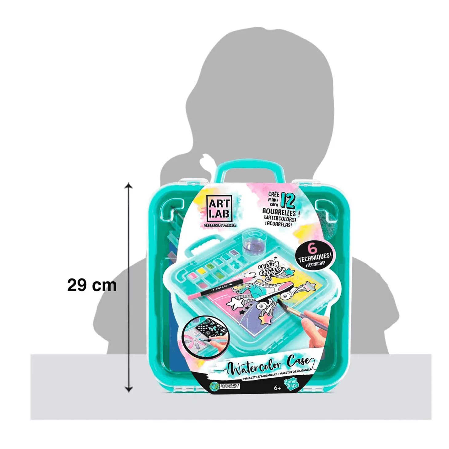 Súper Maletín de Acuarelas Art Lab Canal Toys