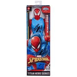 SpiderMan Figura Titan Hero Web Warriors Scarlet Spider