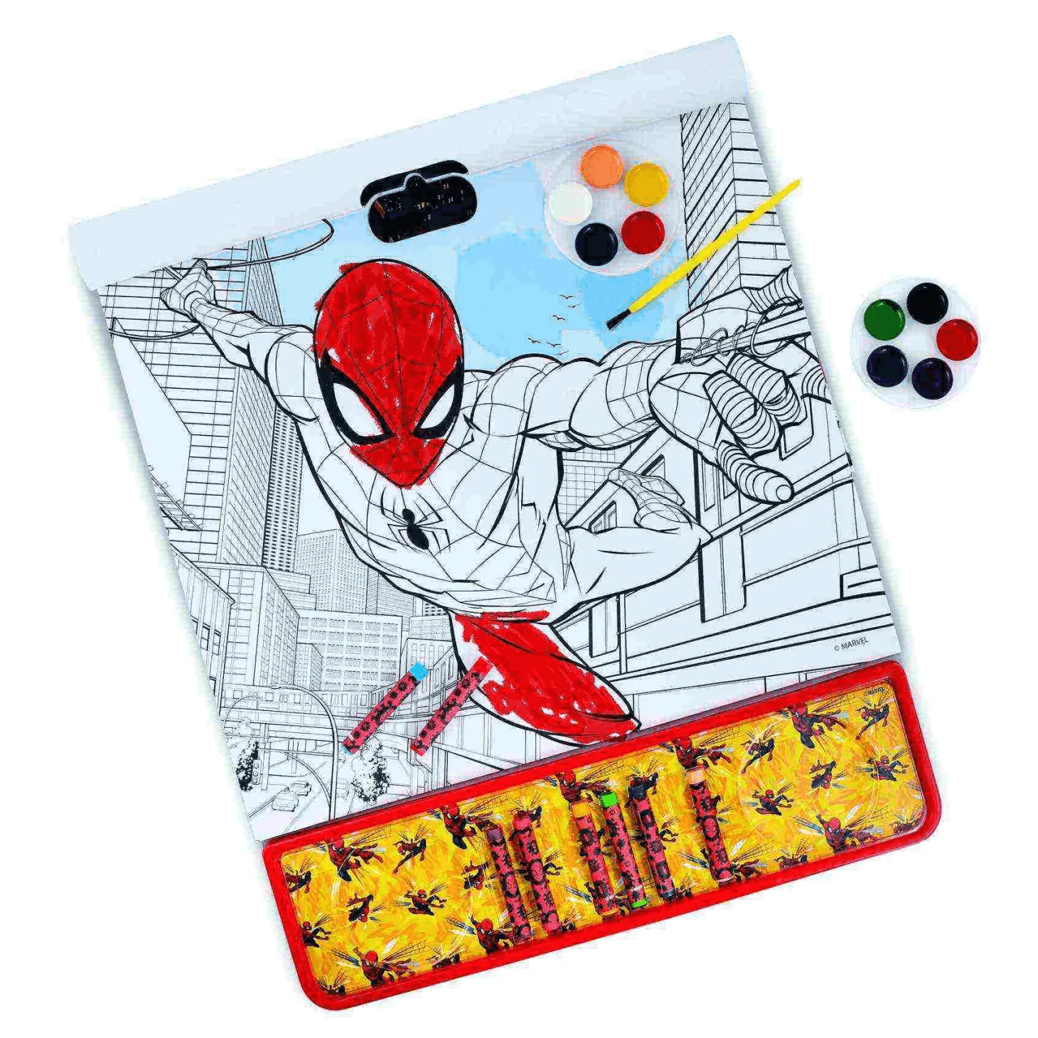 Spiderman Libro de colorear Giga Block 4 en 1
