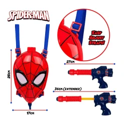 Spiderman Pistola de Agua con Mochila