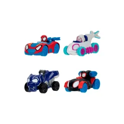 Spidey Pack 4 Vehículos Diecast Amazing – ¡Acelera con los Supervehículos de Spidey y Sus Amigos!