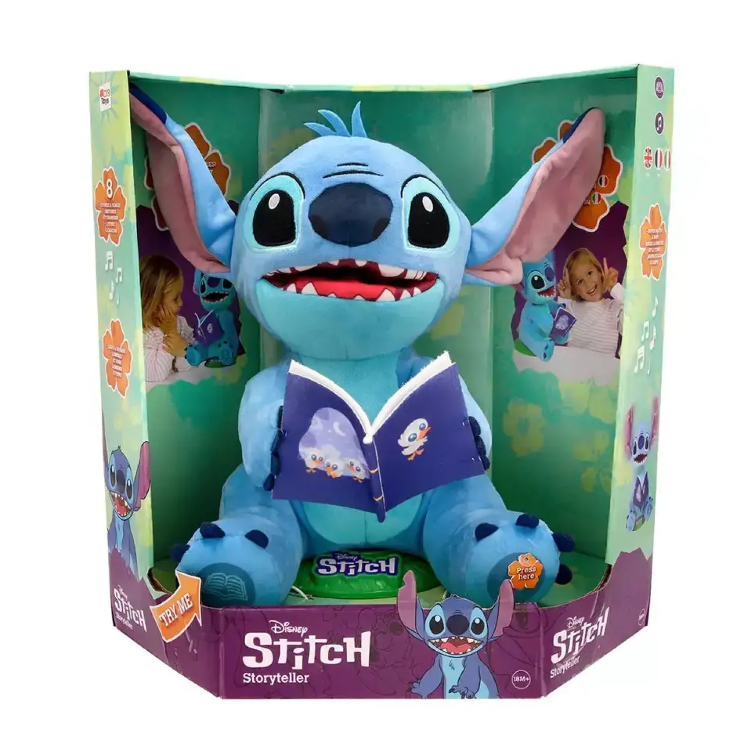 Stitch Muñeco Electrónico Cuenta Cuentos
