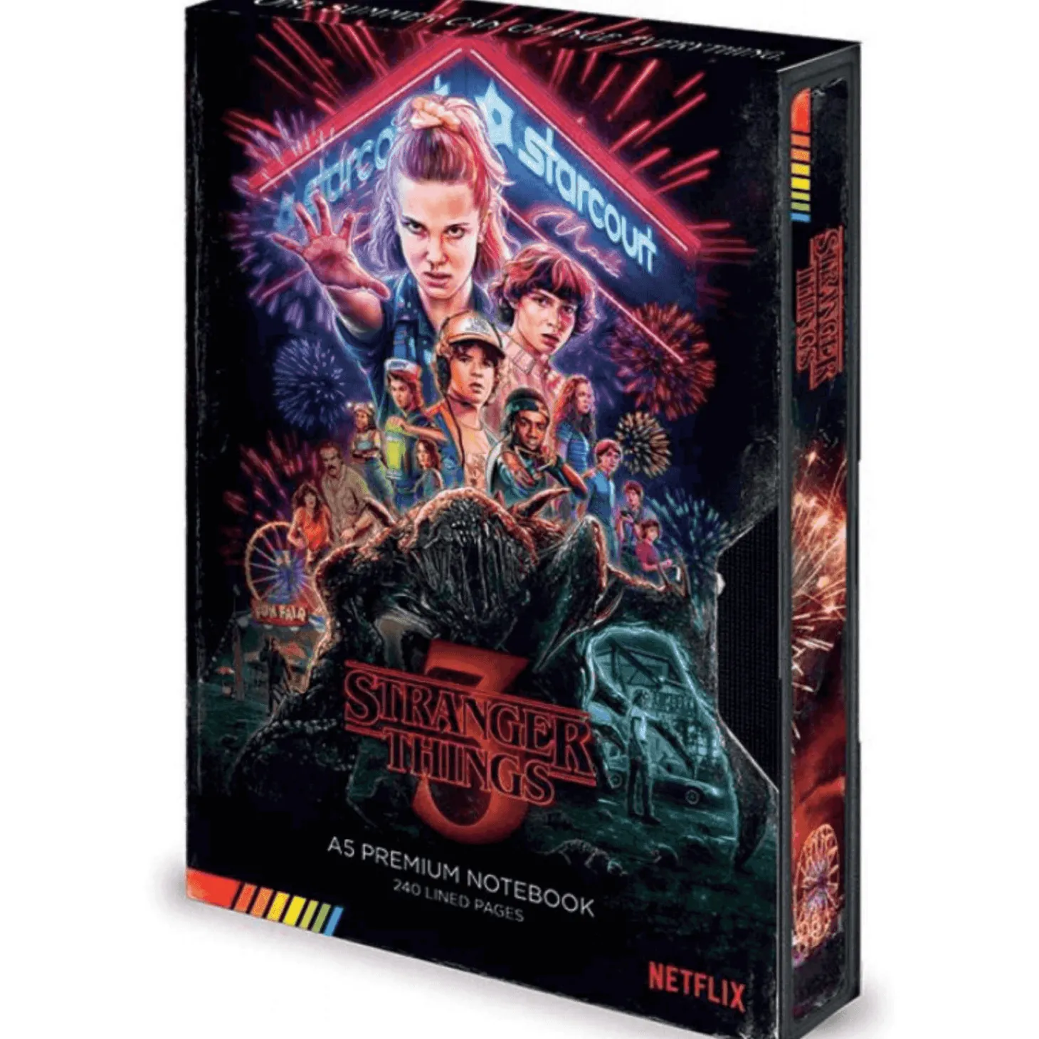 Stranger Things Cuaderno VHS Temporada 3 A5 Premium