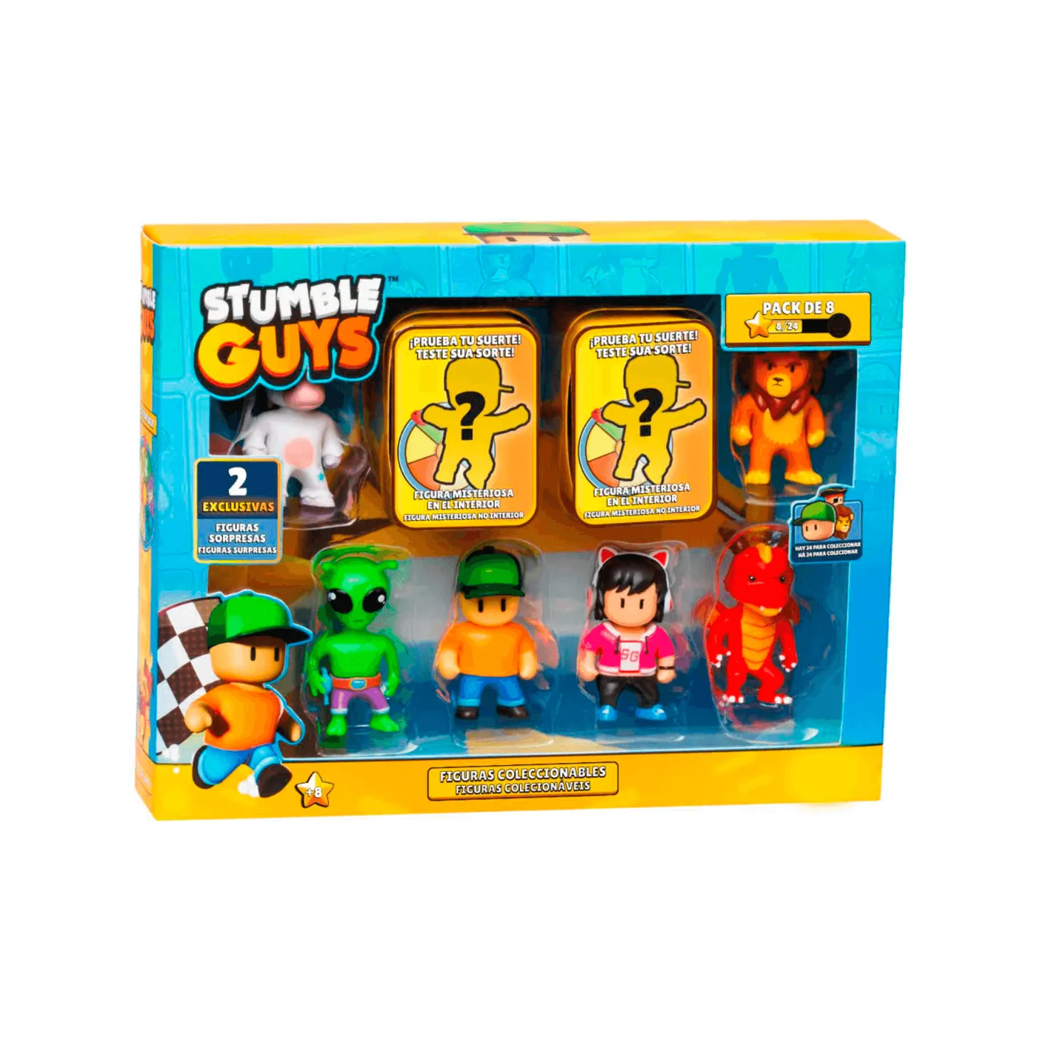 Stumble Guys Figura Pack De 8