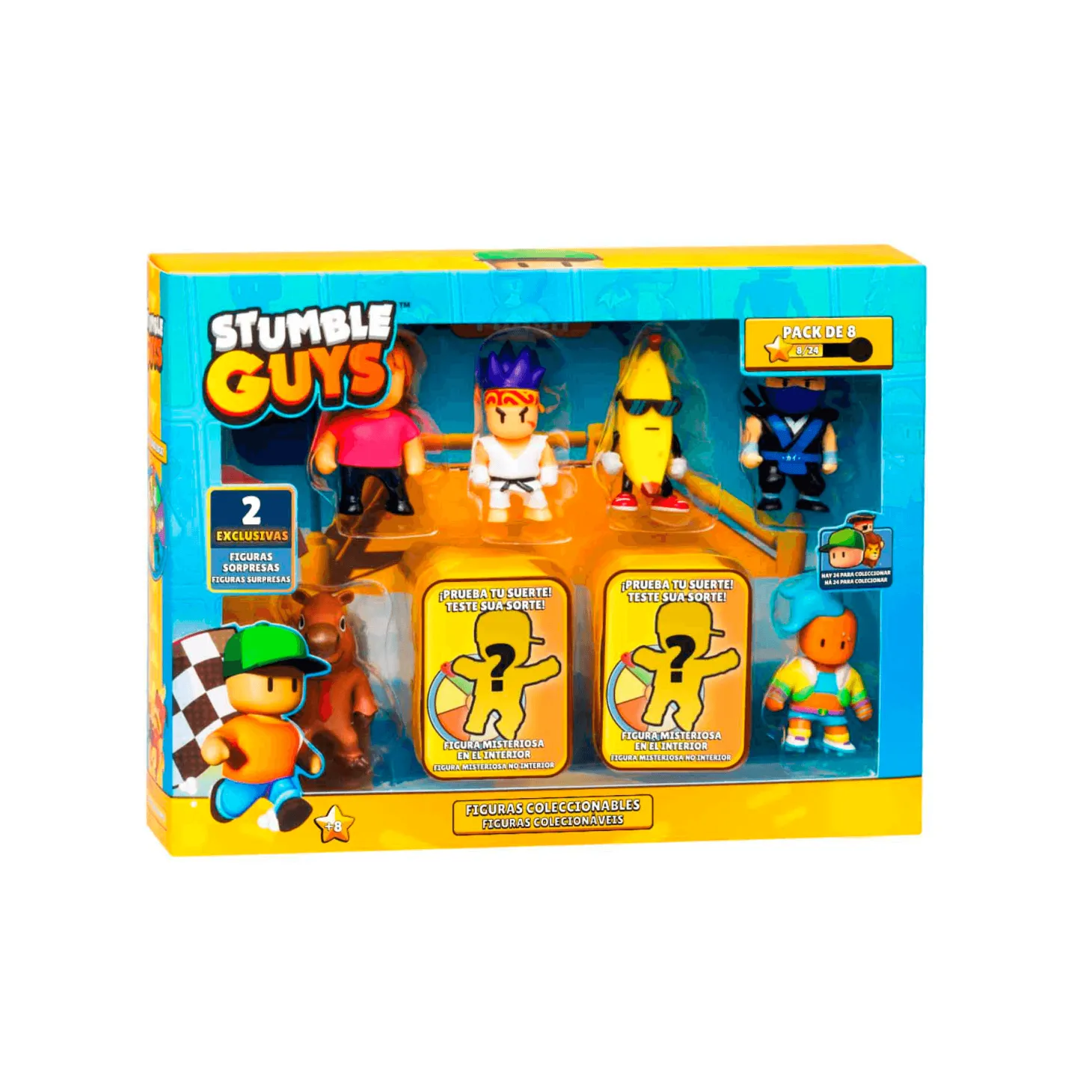 Stumble Guys Figura Pack De 8