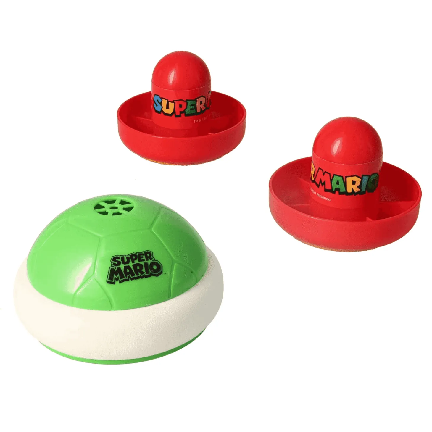 Super Mario Hover Shell Strike Air Hockey