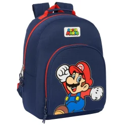 Super Mario Mochila Adaptable World 42cm ¡Aventuras Épicas para los Pequeños Jugadores!