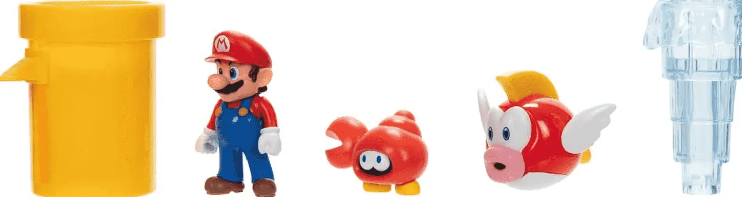 Super Mario Set Diorama Set Aguas Espumosas