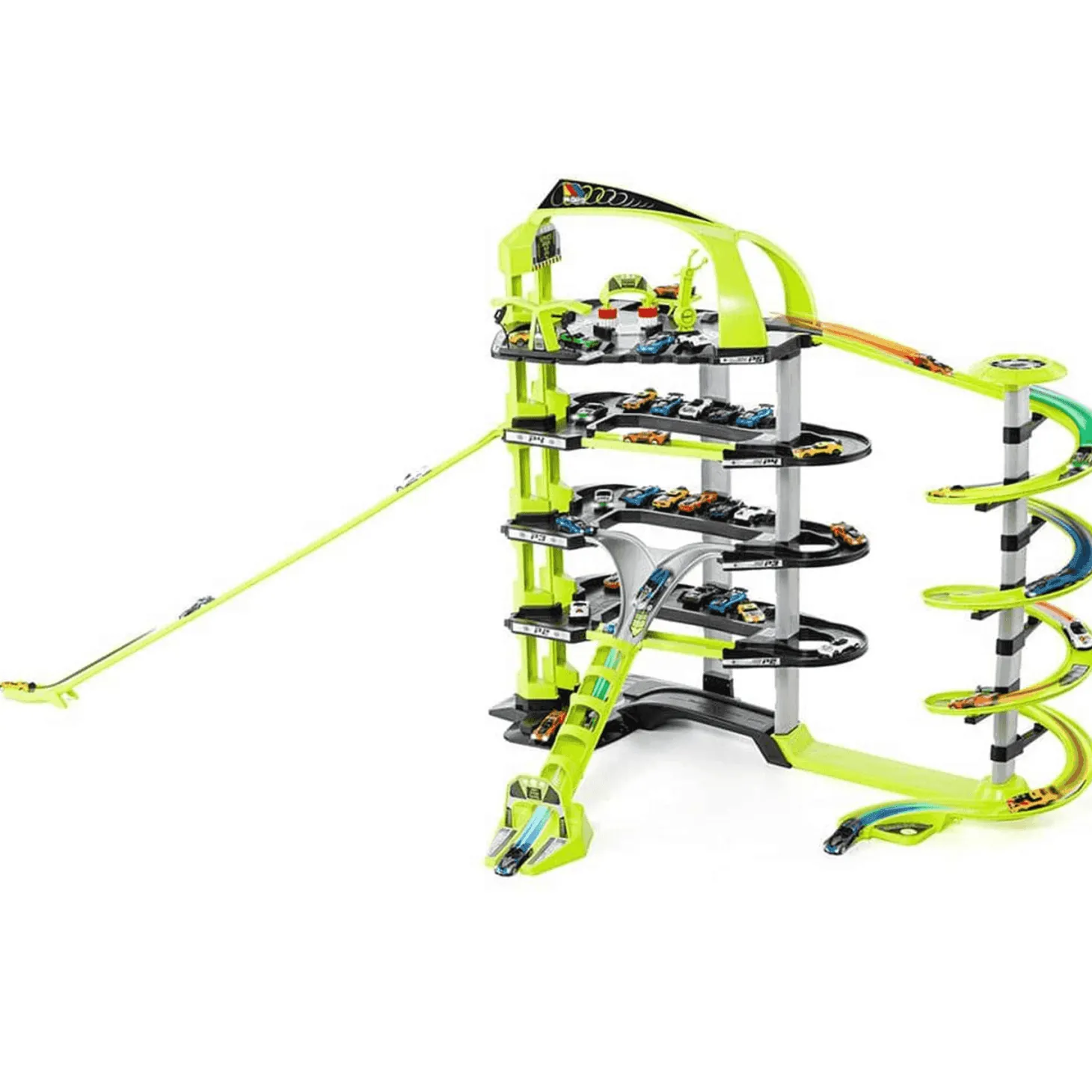 Super mega parking 5 Plantas con Pistas y 5 Coches