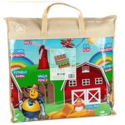 Super Robi Tapiz 2 Caras Bilingüe| Juguete Infantil