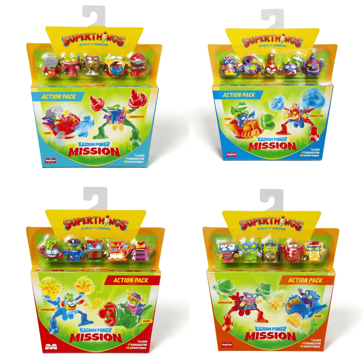 SuperThings Power Mission Action Pack – Pack con Figuras Exclusivas