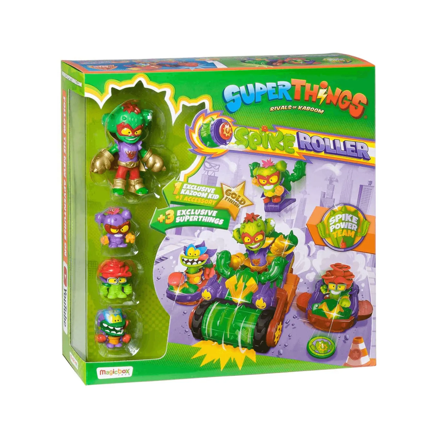 Superthings Serie 8 Kazoom Kids Vehicle Spike Roller Cactus