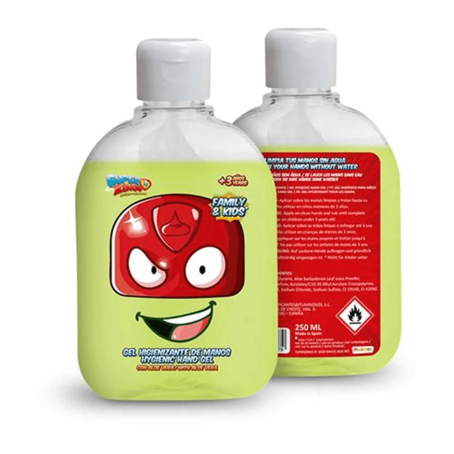 Superzings Gel higienizante de manos hidroalcohólico 250 ml