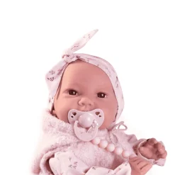 Sweet Reborn Nica con chaleco y lazo- Muñecas Antonio Juan