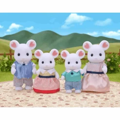 Sylvanian Families Familia Ratón Marshmallow