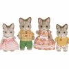 Sylvanian Families Familia Gato de Rayas
