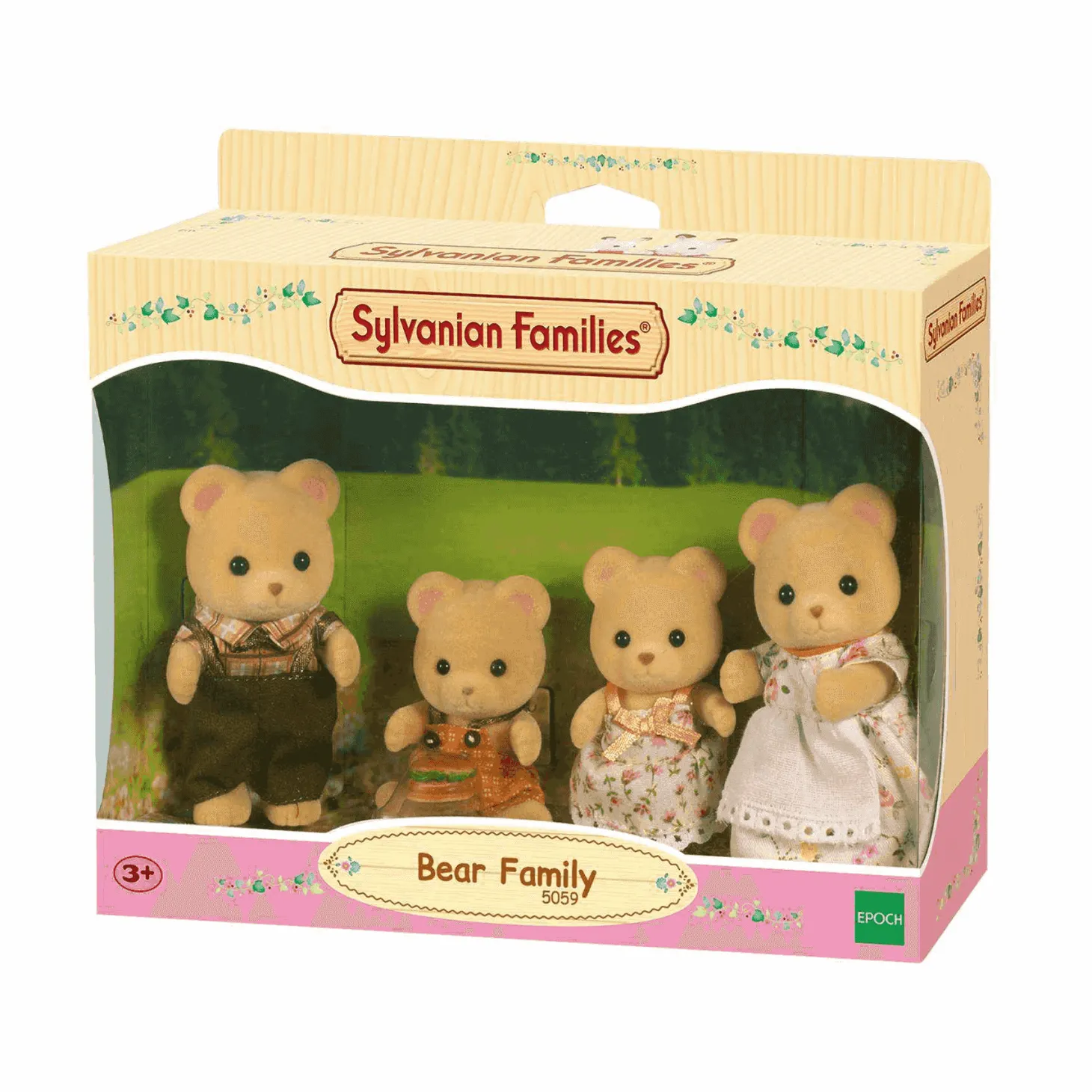 Sylvanian Families Familia Oso Pardo
