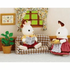 Sylvanian Families Set de Sofá Frasier Conejo Chocolate
