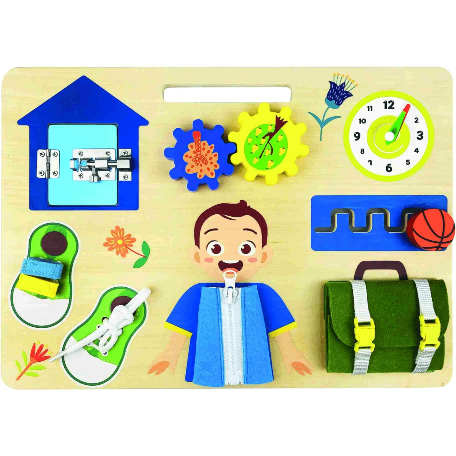 Tabla de Motricidad Madera Juguete Infantil