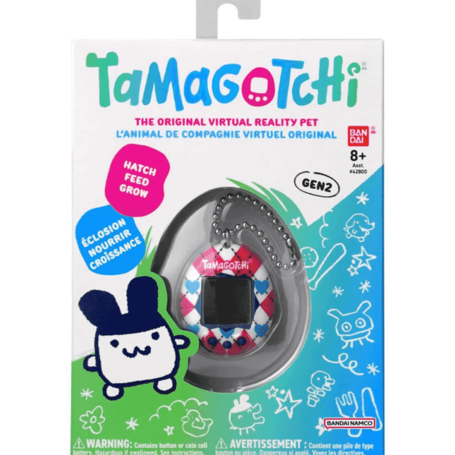 Tamagotchi Original Argyle Heart
