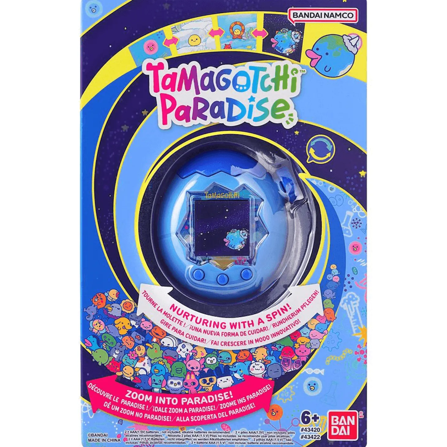 Tamagotchi Paradise Happiness Water | Juguete interactivo | 6A+