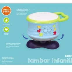 Tambor Infantil con Luces y Sonidos – Infant Planet