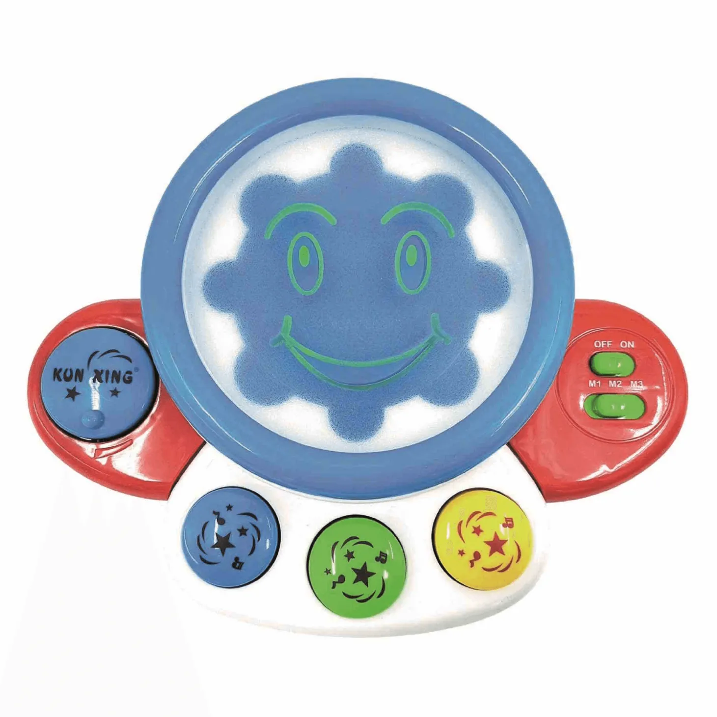 Tambor Sonrisitas Infant Planet - Juguete Musical Interactivo