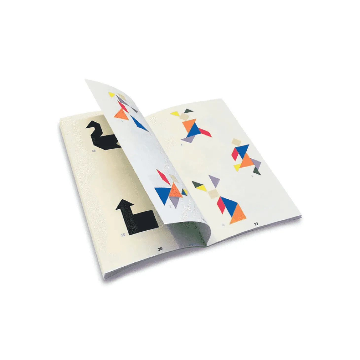 Tangram De Colores En Caja De Metal