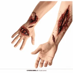 Tatuajes Adhesivos Herida Abierta 30x14 cm