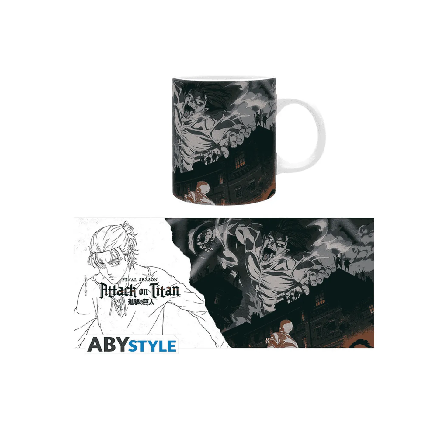 Taza Ataque a Titán S4 Key Art 320 ml Exclusive