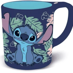Taza Cerámica Antivuelco 300 ml Stitch Ohana