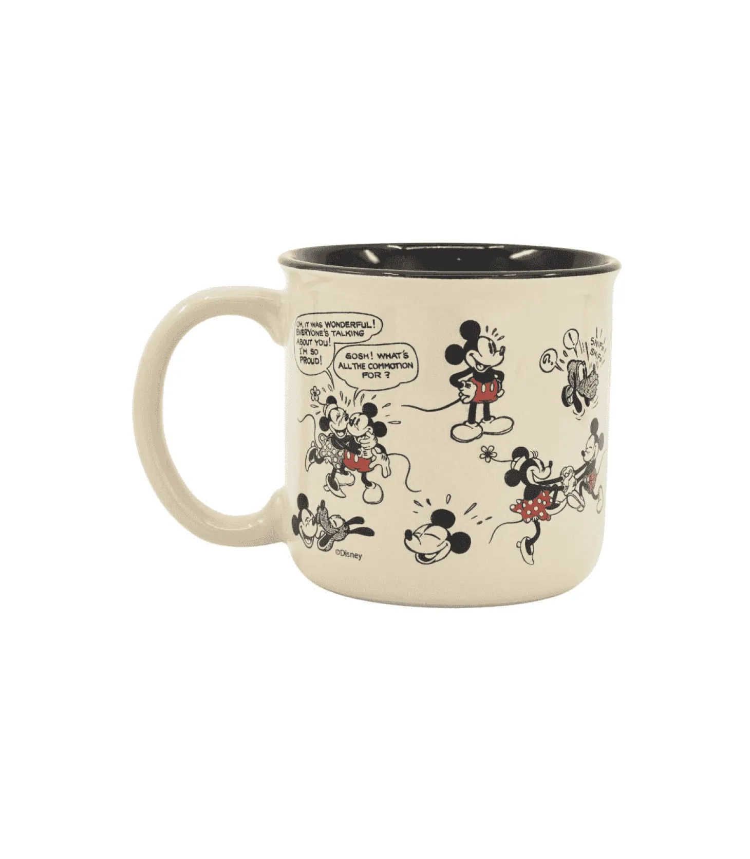 Taza Cerámica Desayuno Mickey Mouse Vintage – 400 ml
