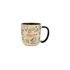 Taza Cerámica Elite 380ml Mickey Mouse Vintage