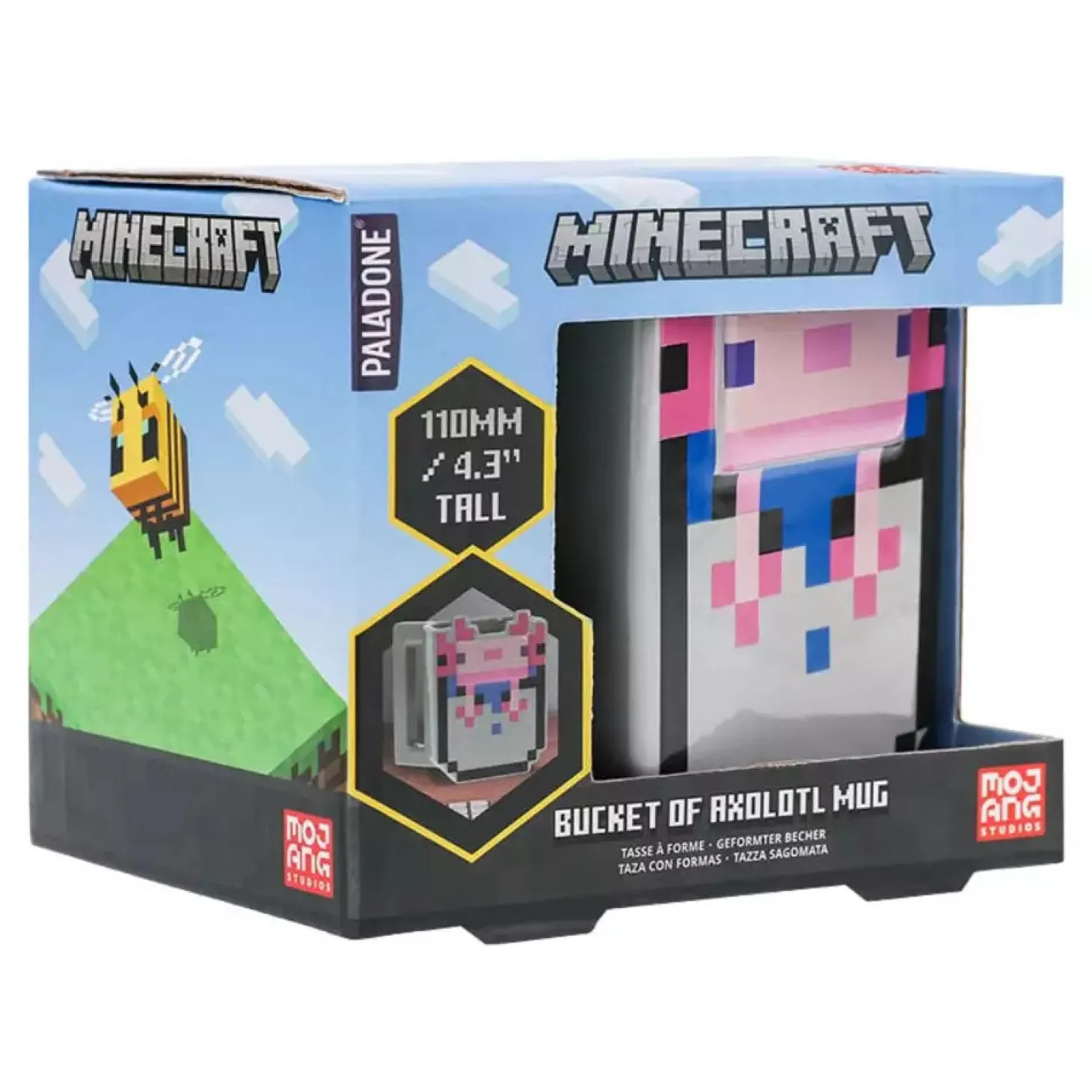 Taza 3D Ajolote Minecraft 400 ml
