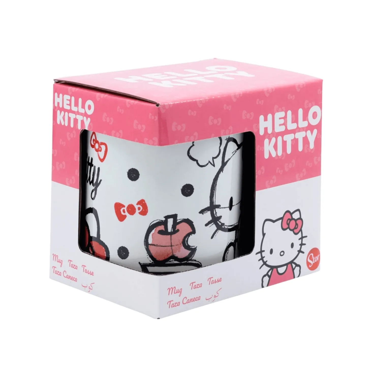 Taza de Cerámica 325 ml en Caja Regalo - Hello Kitty