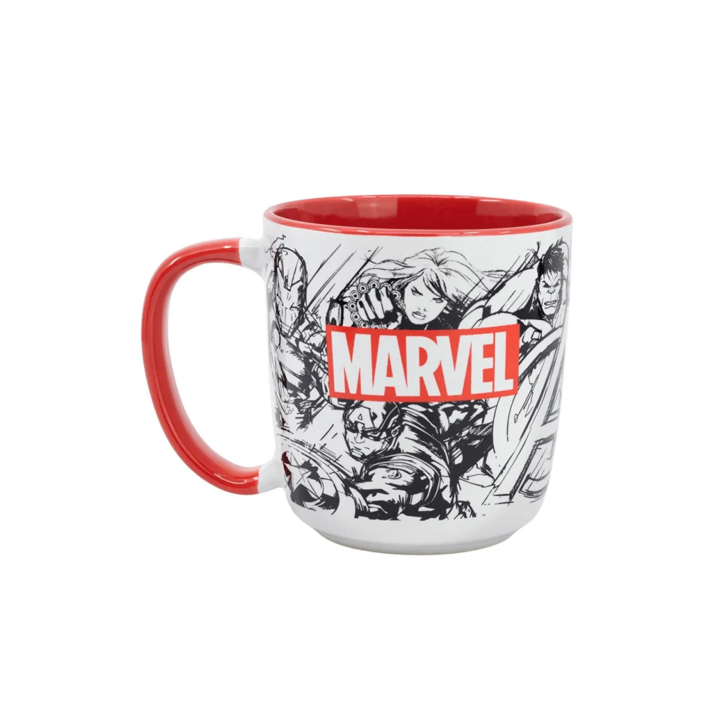 Taza de Cerámica 380 ml en Caja Regalo - Marvel Pattern