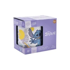 Taza de Cerámica Stitch Hawaian Flower 325ml