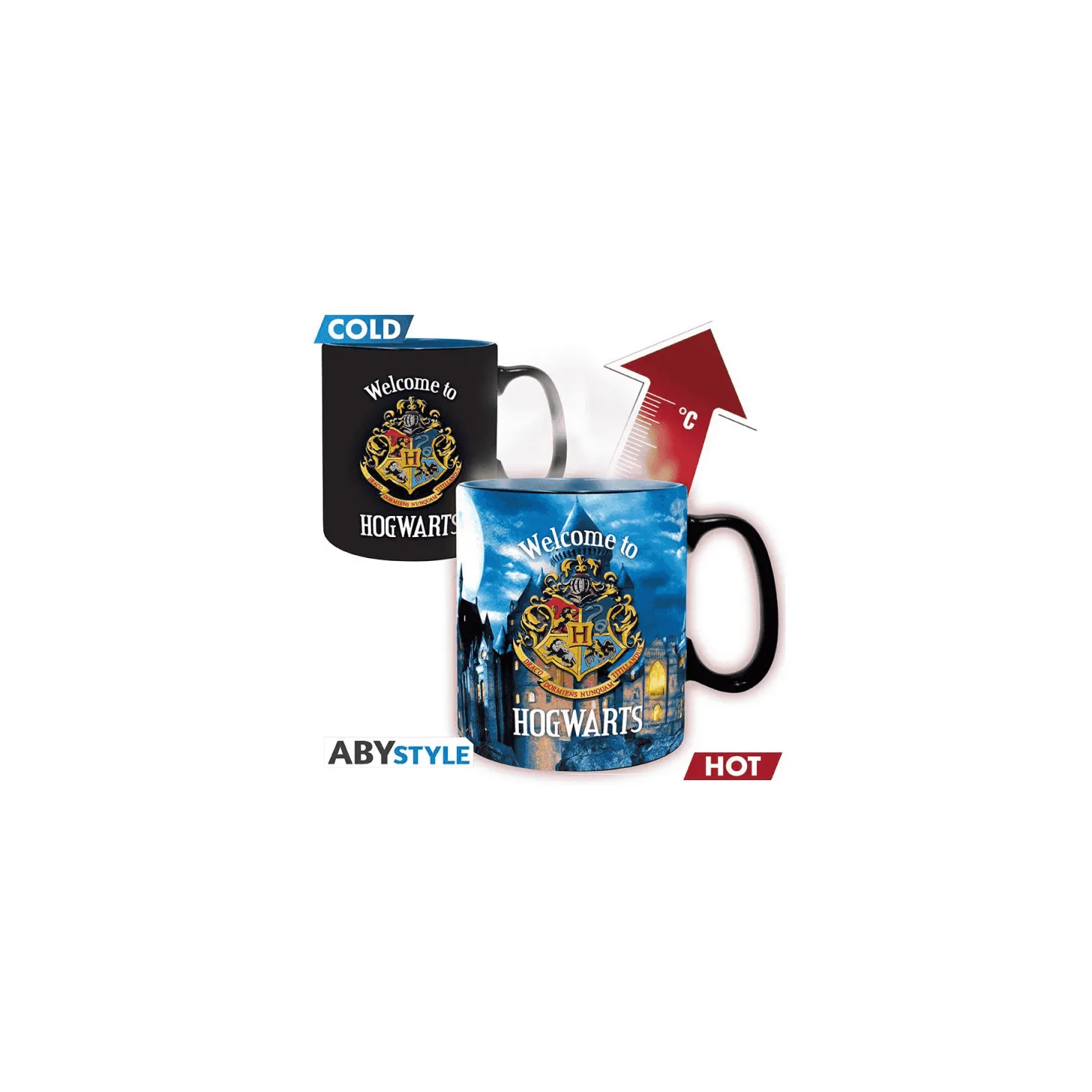 Taza mágica Carta de Hogwarts Harry Potter 460 ml