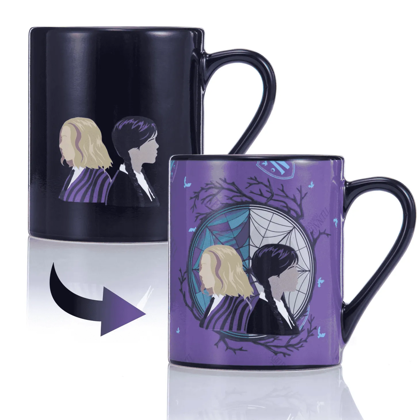 Taza Miércoles Cambia De Color