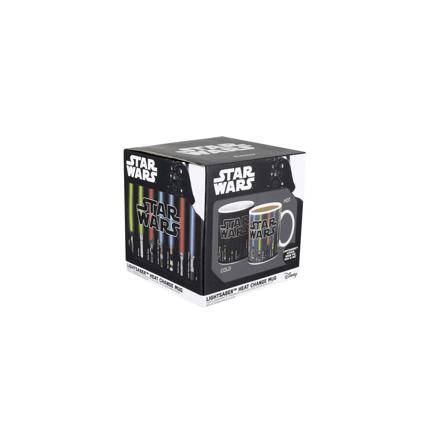 Taza Star Wars espadas láser cambia de color