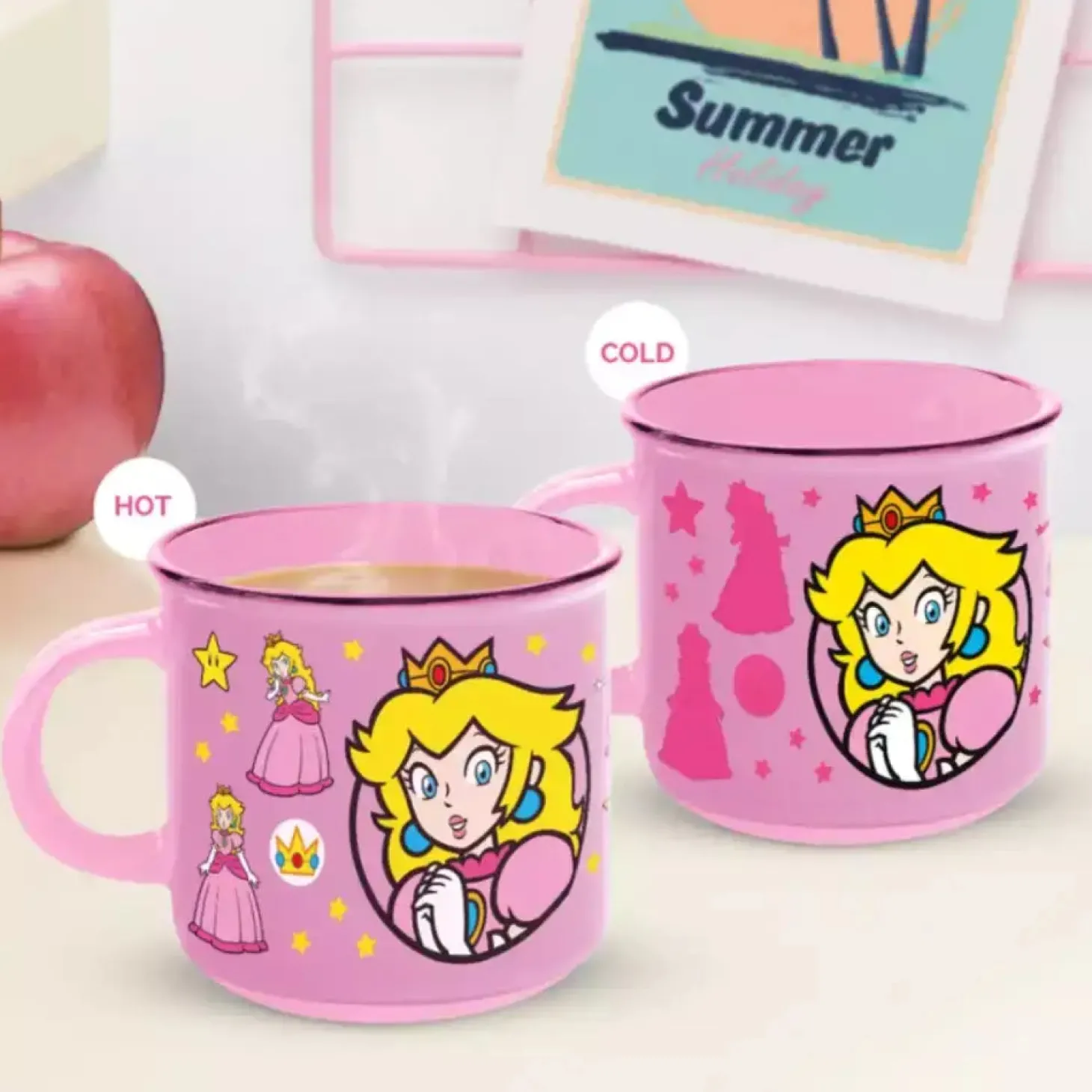 Taza Termo-reactiva Princess Peach – 350ml Paladone