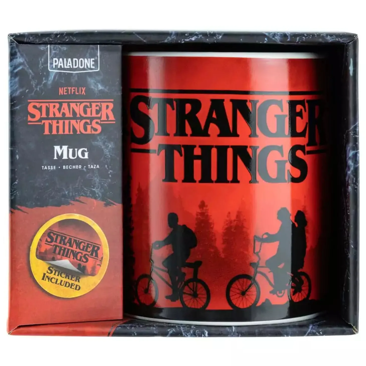 Taza XL Stranger Things + pegatina