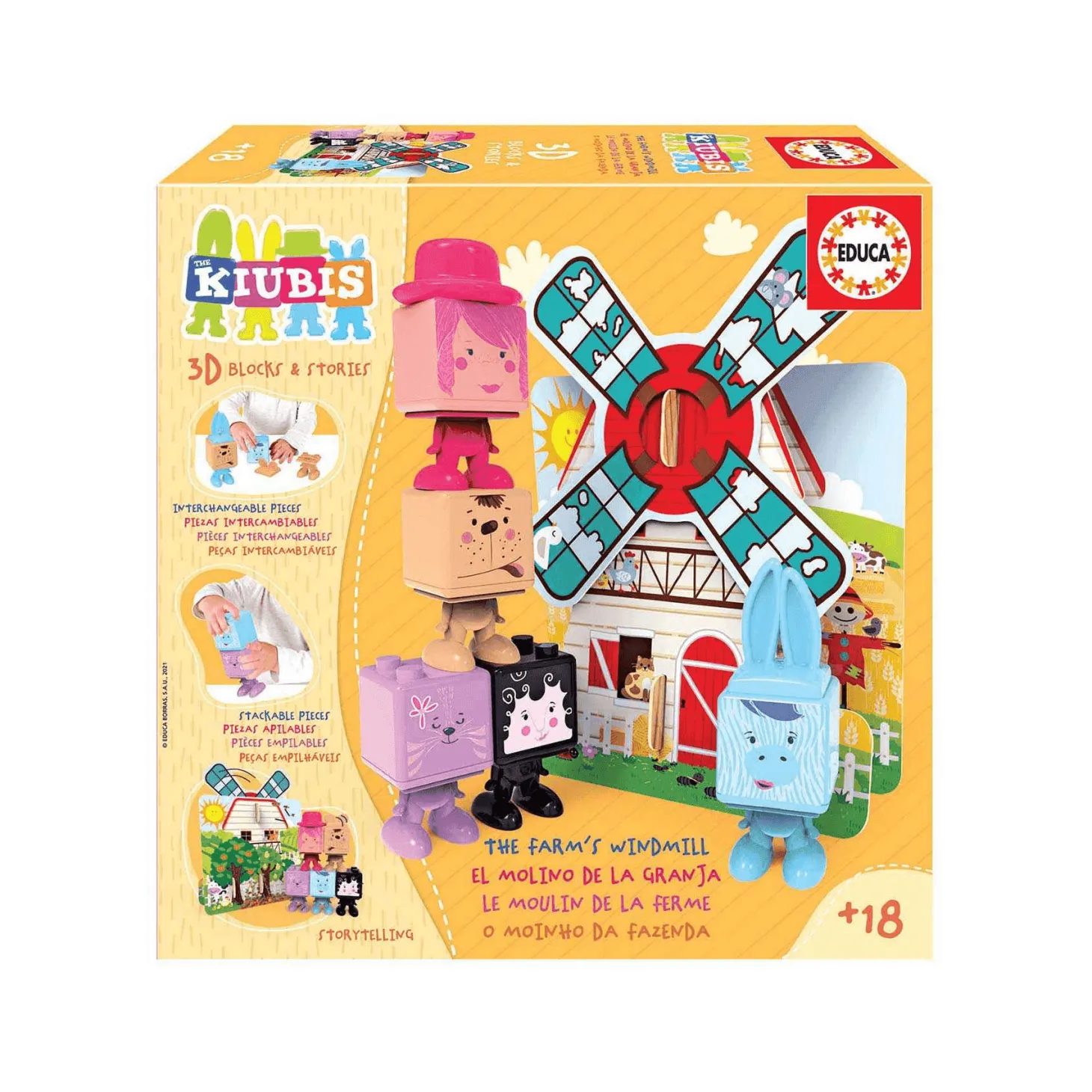 The Kiubis 6 Personajes El Molino de la Granja