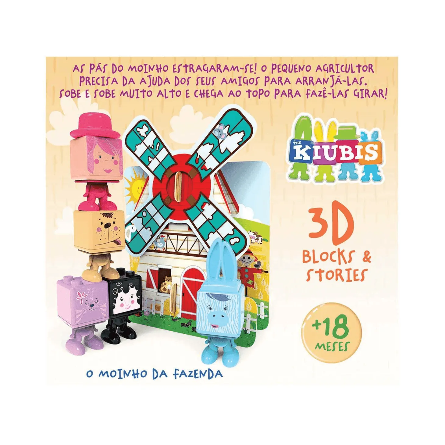 The Kiubis 6 Personajes El Molino de la Granja