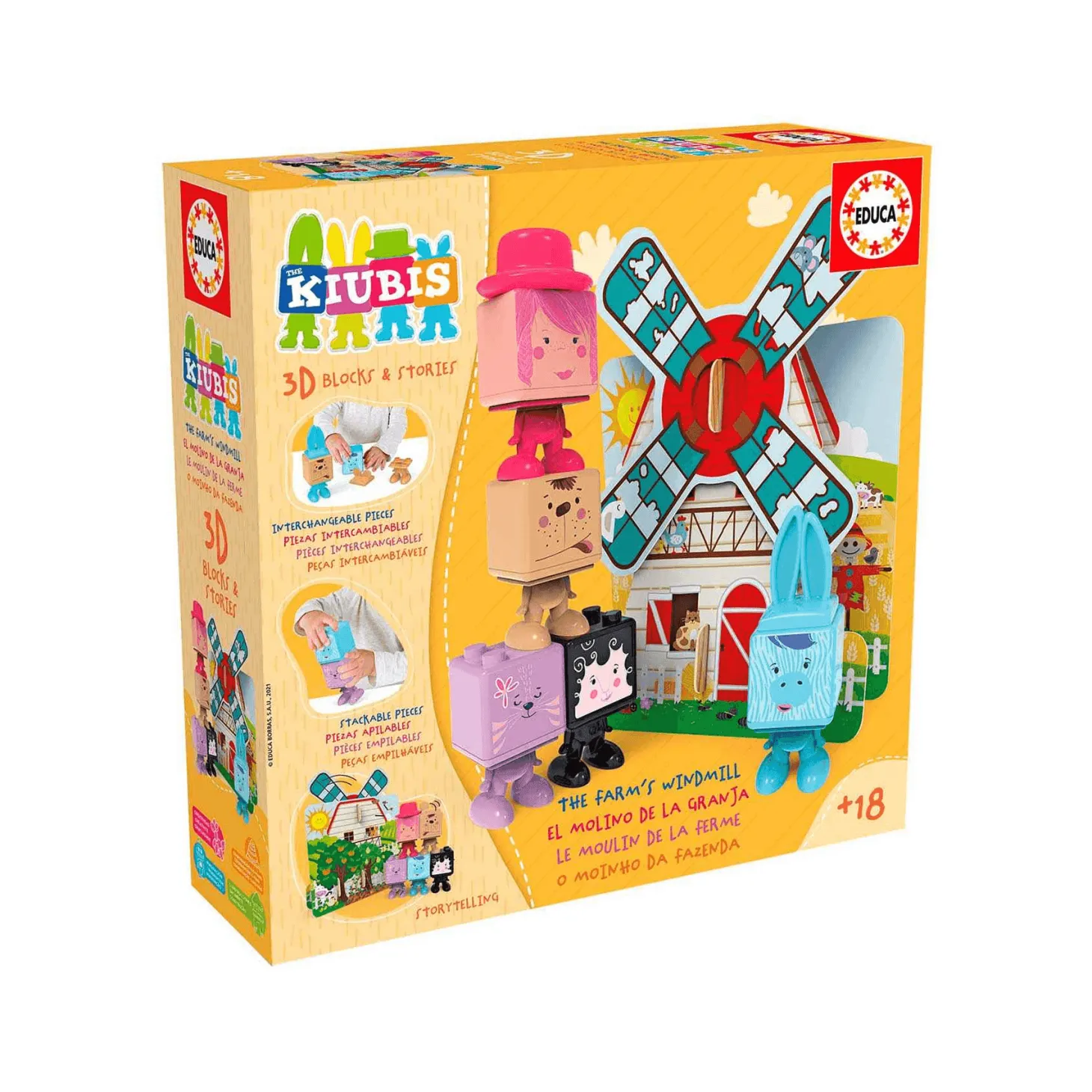 The Kiubis 6 Personajes El Molino de la Granja