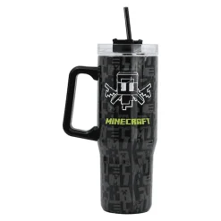 Thermo XL Minecraft – 940 ml Rambler (Acero Inoxidable)