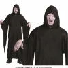 Túnica negra muerte con capucha – Disfraz unisex adulto Halloween